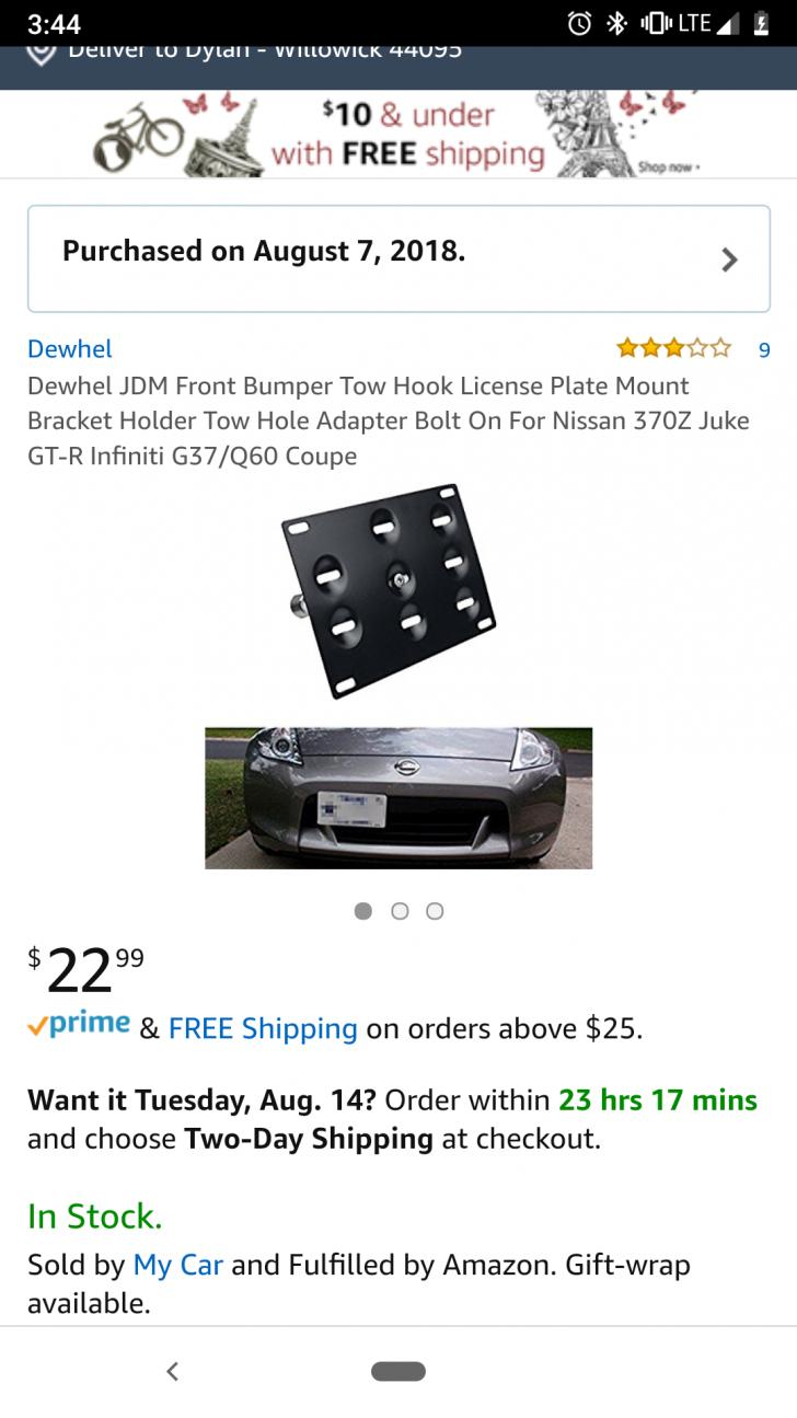 Really Cheap and Quick Front License Plate Relocation! - Page 2 